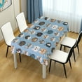 thumbnail image 4 of Yayeee Tablecloths 60" x 108" Rectangle Wrinkle Resistant Party Table Cover, Vibrant Cute Cat, 4 of 8