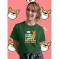 thumbnail image 2 of This Girl Loves Her Welsh Corgi T-Shirt Women -Image by Shutterstock, Female 3X-Large, 2 of 4