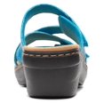 thumbnail image 3 of Clarks Womens Merliah Karli Leather Slip On Strappy Sandals, 3 of 4