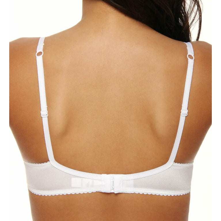 Timpa Duet Lace Underwire Demi Bra 16449 White 32B : : Clothing,  Shoes & Accessories