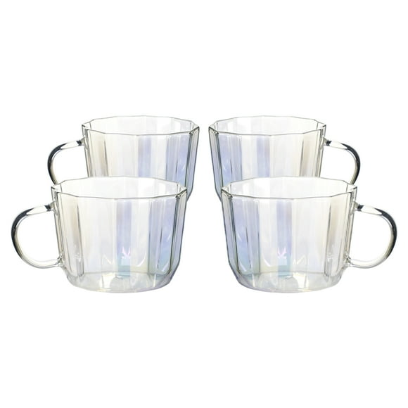Set de 4 Tazas de Cristal 410 ML