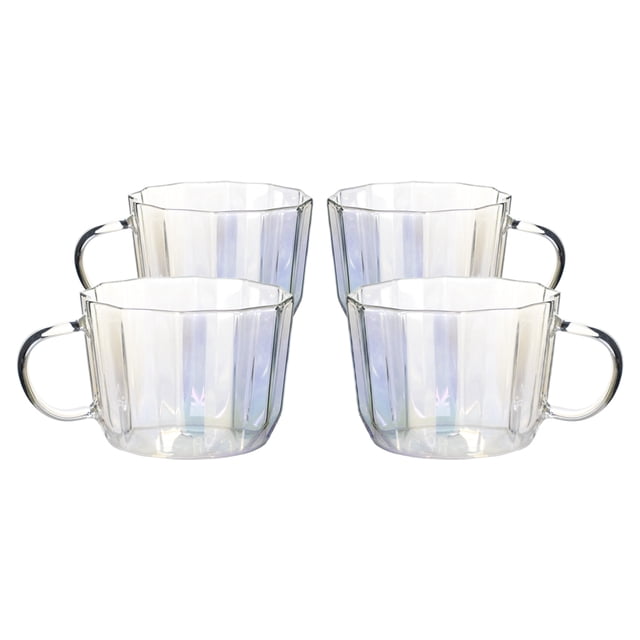 Set de 4 Tazas de Cristal 410 ML