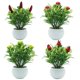 thumbnail image 4 of Gwong Decoración hogareña Fresa artificial de champiñones Fruta Planta Bonsai Sala de estar Decoración de jardín Gwong 21039039, 4 of 7