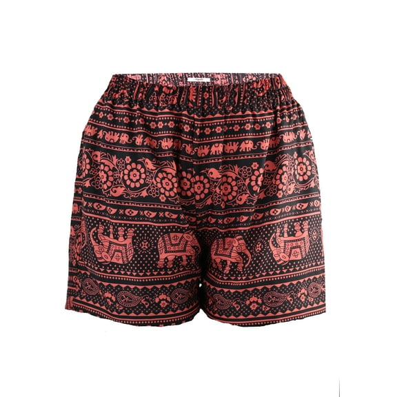 Artyska Maroon Hathi Shorts