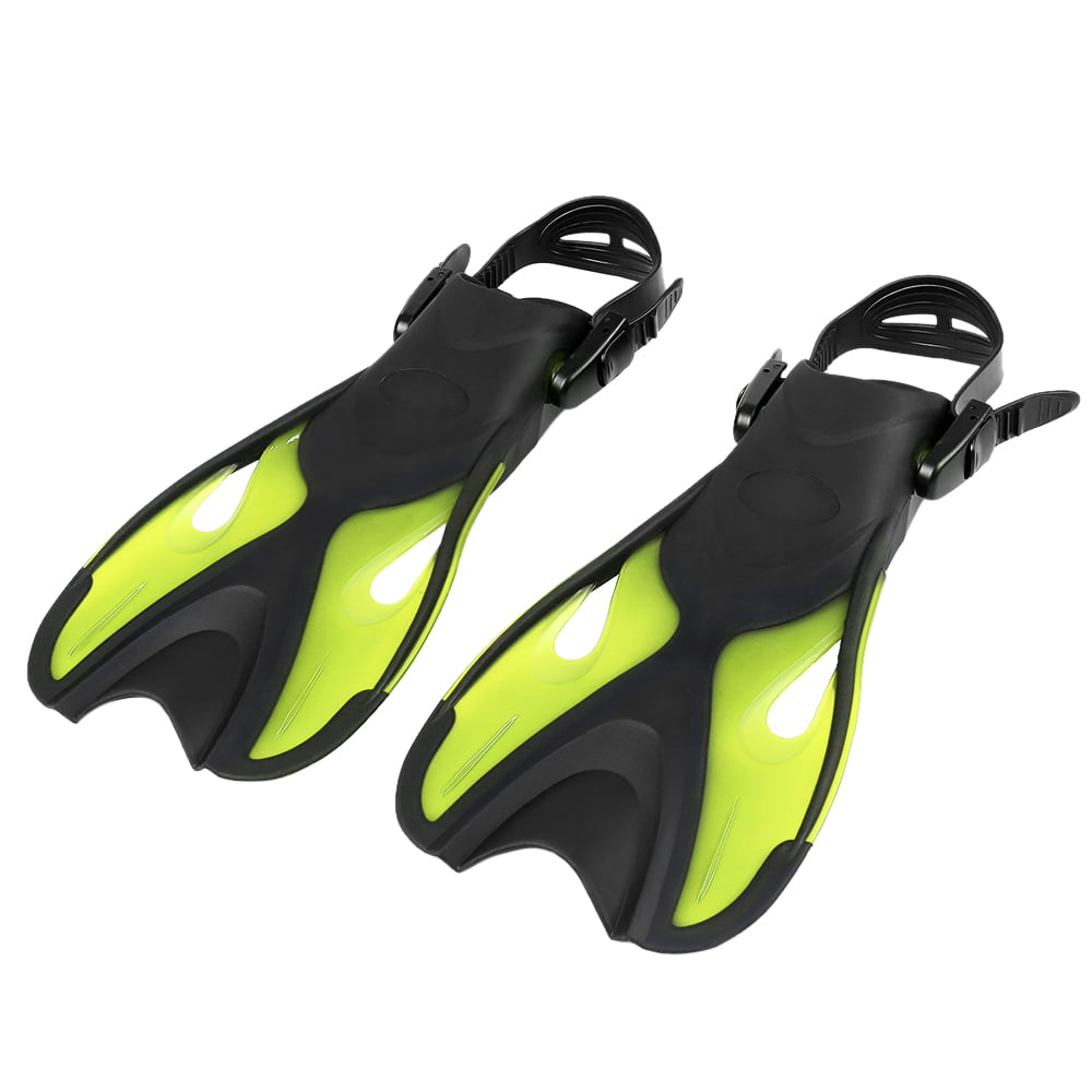 Kids Adults Swim Diving Learing Fins Adjustable Snorkeling Training Flippers 