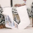 thumbnail image 2 of FAROOT Candy Bag Christmas Snowflake Patterns Sock Shaped Gift Bag, 2 of 8
