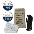 thumbnail image 2 of Enespro Class 00 Black Rubber Voltage Insulating Glove Kit with Leather Protectors, Max. Use Voltage 500V AC/ 750V DC KITGC00B10, 2 of 3