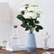 thumbnail image 3 of 100pcs Artificial Plastic Flower Stems Fake Greenish Flower Branch For Diy Bouquets Wedding Party D, 3 of 5