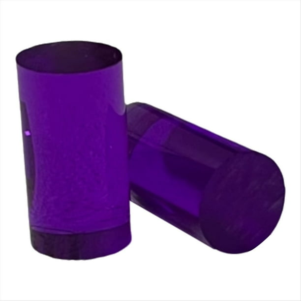 2 Casquillos Acrílicos de Colores para Tacos de Billar, Redondos, de Salto y Quiebre, de 15 mm de Diámetro Exterior X 28 mm de . Accesorios de Billar C