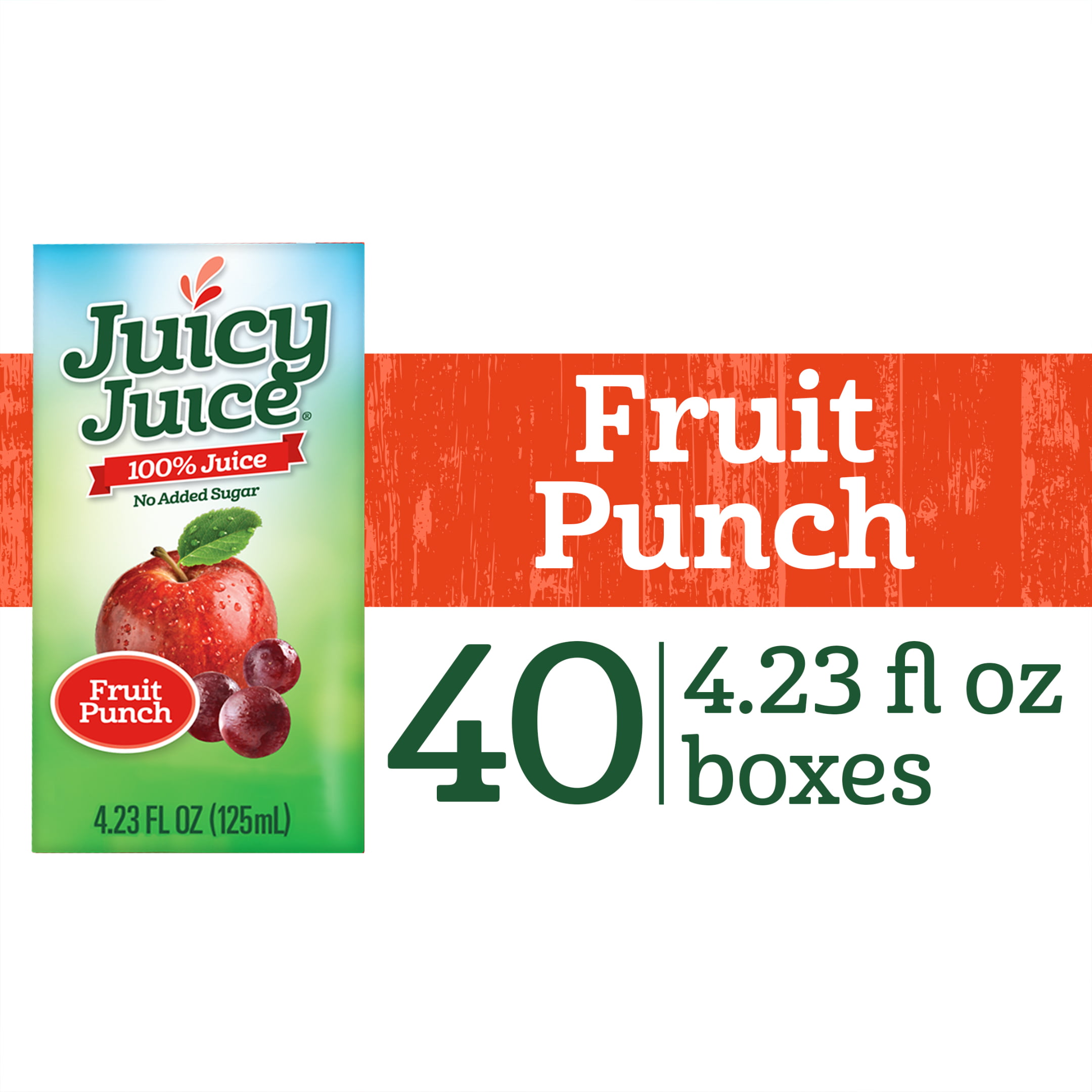 Juicy Juice Fun Size Fruit Punch 100% Juice - 8pk/4.23 fl oz Boxes