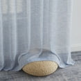 thumbnail image 5 of THD Zoey Faux Linen Textured Semi Sheer Window Rod Pocket Thick Curtains Drapery Panels, 2 Panels, 5 of 6