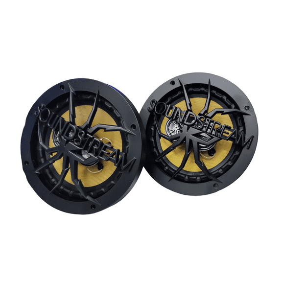 Bocinas Coaxiales SOUNDSTREAM PRO-650 140w Rms 6.5 Pulgadas 4 Ohms 2 Vías Cono Fibra de Carbono IMPP