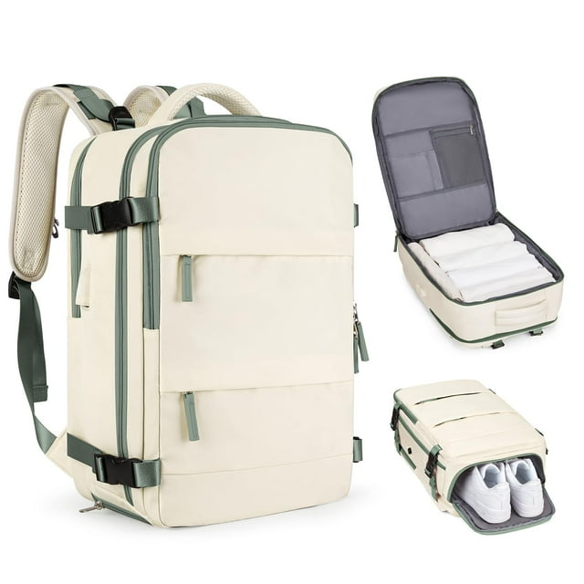 Mochila de viaje Coofay grande impermeable para mujeres y hombres