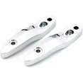 thumbnail image 3 of HUGFEGWE Pair ABS Motorcycle Turn Signal Extension Bracket License Plate Relocation Kit fits for Softail All Models 2000-2023(Except FXDR) (Silver) U2537-4278, 3 of 9