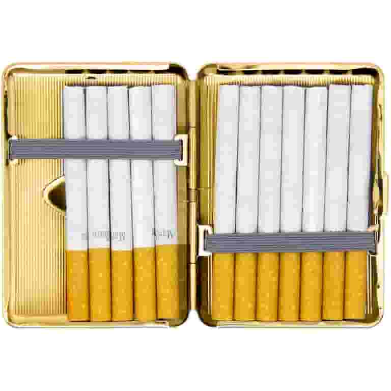 box oval post cigarette Set of 2 Compact Metal-Plated King Size Cigarette Case With Elastic Bands (Gold Oval) box oval post cigarette Set of 2 Compact Metal-Plated King Size Cigarette Case With Elastic Bands (Gold Oval)