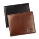 thumbnail image 2 of Cartera de cuero para hombre, mini monedero portátil plegable XBTCLXEBCO de color sólido XBTCLXEBCO Talla única;Marrón, 2 of 3