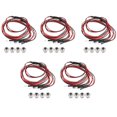 thumbnail image 1 of 4 3mm RC LED Light Kit for 1/10 RC Car Truck Crawler RC Model Drift Car Headlight Taillight , White and Red, 1 of 5