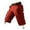 Red, variant on uikmnh Shorts Men Men's Cargo 5 Minute Shorts Pocket Large Size Five Minute Pants Outdoor Cargo Pants Size:32