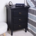 thumbnail image 6 of Black - Black - Rectangular - Mahogany wood solids, MDF, Plywood, Resin components, Mahogany veneer - BUTLER EASTERBROOK BLACK NIGHTSTAND, 6 of 8