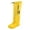 Yellow, variant on Unisex Kids Foldable Knee High Rain Boots Adjustable Drawstring Wide Width Water Shoes Gardening Fishing Footwear