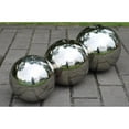 thumbnail image 3 of Almencla STAINLESS ORNAMENT POLLISHED HOLLOW BALL SEAMLESS MIRROR BALL SPHERES - 97MM, 3 of 8