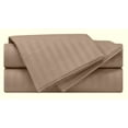 thumbnail image 3 of Splendid Collections Bed Sheet Set - 4 Piece King Stripe Taupe Sheets - Super Soft Microfiber 1800 Bedding - Fits Mattress up to 15 Inches - Easy Fit and Wrinkle, Fade, Stain Resistant, 3 of 4