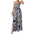 thumbnail image 2 of Women'S Jumpsuit Casual One-Piece Boho Summer Outfits Strap Wide Leg Long Pants Rompers, 2 of 9