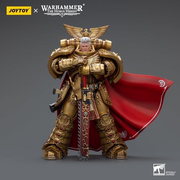 JOYTOY Warhammer 40k Imperial Fists 1/18 Action Figure Imperial Fists Rogal Dorn Primarch of The Vllth Legion 7inch Movable Model,Collectible Figurine