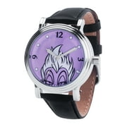 Disney Villains Ursula Women's Silver Vintage Alloy Watch, 1-Pack