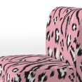 thumbnail image 3 of Designart "Pink Tiger and Leopard Pattern" Upholstered Cabin & Lodge Accent Chair and Arm Chair, 3 of 5
