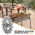 thumbnail image 5 of Gear Heat Accessories Barbecue Frame DIY Parts Automatic Revolving Mini Hardware Wheel Aluminum, 5 of 10