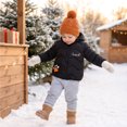 thumbnail image 6 of Abcomgle Toddler Winter Coat Cute Bear Ears Hooded Puffer Jacket Kids Lightweight Puffer Padded Light Jacket for Boys Winter Warm Baby Coat, 6 of 9