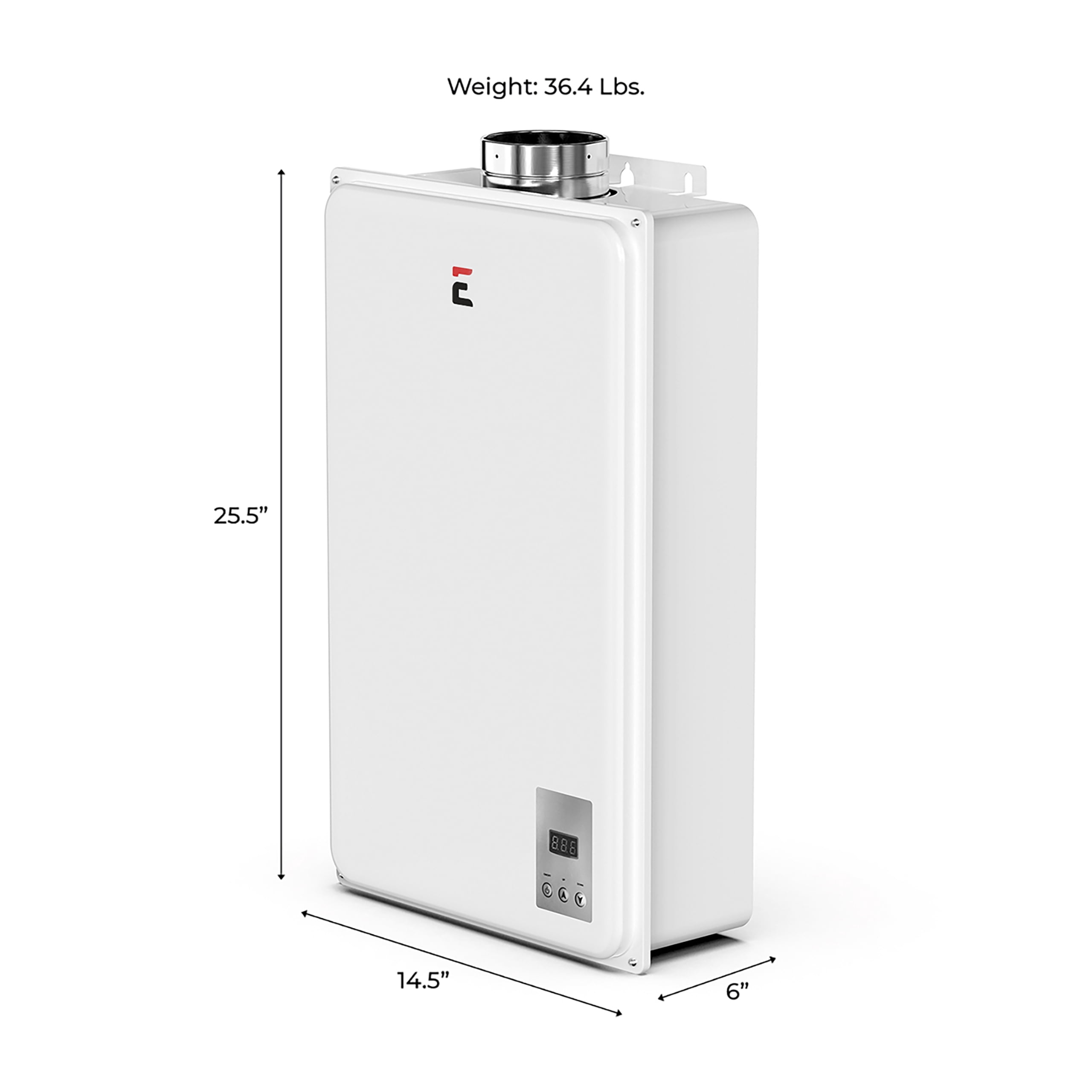 Eccotemp Builder Series Indoor 6.8 GPM Liquid Propane Tankless Water Heater