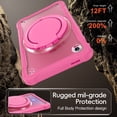 thumbnail image 5 of XYX For Samsung Galaxy Tab A9/ Tab A11 Case 8.7 inch, 360 Rotating Hand Grip, Shoulder Strap, Heavy Duty Drop Protection, Rose, 5 of 7