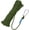 Dark Green, variant on Nylon Anchor Rope with Hook,1/4" x49ft Hollow Braided Polypropylene Cord Floating Line Boat Ropes,[for Docking Pool]-Green