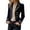 Navy, variant on Womens Long Sleeve Velvet Jacket Embroidered Lapel Spliced Tailored Outerwear Button Detail Fitted Vintage Style Coat Navy XL