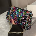 thumbnail image 4 of Purse for Women Shiny Sequin Glitter Evening Hand Bags Shoulder Bags for Women (Multicolour One Size), 4 of 6