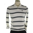 thumbnail image 1 of American Eagle Outfitters Polo de rugby de manga larga para hombre, blanco, grande, 1 of 1