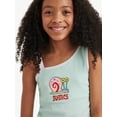thumbnail image 3 of SpongeBob X Justice Girls One Shoulder Tank, Sizes XS - XLP, 3 of 8