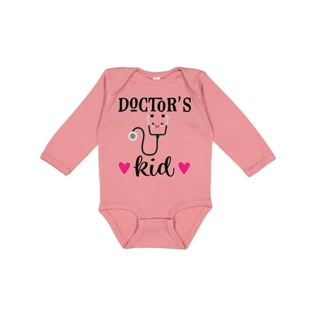 

Inktastic Doctors Kid Physician Stethoscope Gift Baby Girl Long Sleeve Bodysuit