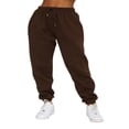 thumbnail image 3 of Femmes Sweat-Shirt Ensemble Manches Longues Col Rond Pantalons de Survêtement Ensemble Solide Activewear Set, 3 of 5