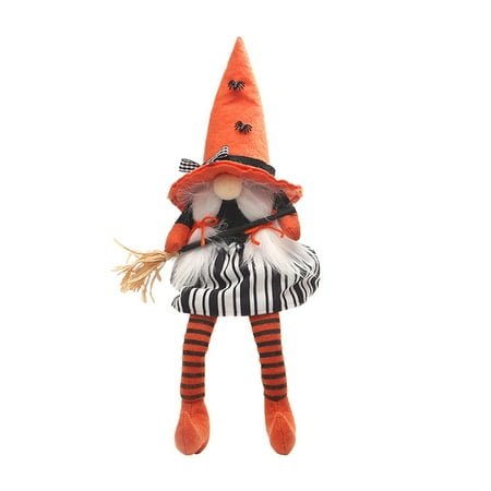 witspace Halloween Decorations, Glow Gnome Scandinavian Home House Farm Kitchen Decors Doll for Halloween Party Indoor Outdoor Decoration Supplies, Party Gifts