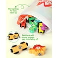 thumbnail image 4 of Wooden Train Set with Dinosaurs Toys - Vanmor Toys for Toddlers,Educational Toddler Matching and Magnetic Number Train Learning Toys for Kids Ages 3-5. Montessori Gift for Boys and Girls，11PCS, 4 of 7