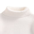 thumbnail image 3 of Ensembles pour Filles Couleur Unie Pull à Col Roulé Jupe à Carreaux, 3 of 5