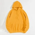 thumbnail image 5 of Baqcunre Womens Hoodies Women's Long Sleeved Zipperless Back It'S Okay Not To Be Perfect. Printed Hoodie Fleece Jacket Fall Outfits Women Trendy Yellow 3XL, 5 of 5
