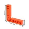 thumbnail image 3 of Lot de 10 supports de règle à angle droit à 90 degrés pour outil de travail du bois, 3 of 4