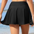 thumbnail image 4 of kamemir Full Coverage Bikini Bottom Women's and Women's Plus Ruched Bikini Bottom(Black,L), 4 of 4