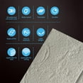 thumbnail image 6 of 6-Pack 3D Faux Stone Wall Panels, 47.24" x 23.62" PU Cement-Texture Wainscoting Panels for Interior Walls, Waterproof & Lightweight, Covers 46.5 SF, for TV Wall Office Living Room, 6 of 8