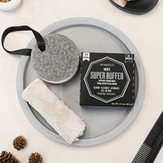 SPONGELLÉ Men's Extreme Buffer Body Wash Soap Sponge, All-in-One Shower Treatment, 3.5 oz