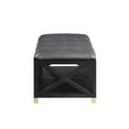 thumbnail image 3 of Furniture of America Tally 48.5" Wide Wood Bench with Removable Cushion, 3 of 5